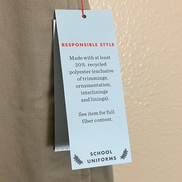 NWT Cat & Jack Tan School Uniform Pants - Picture 6 of 13